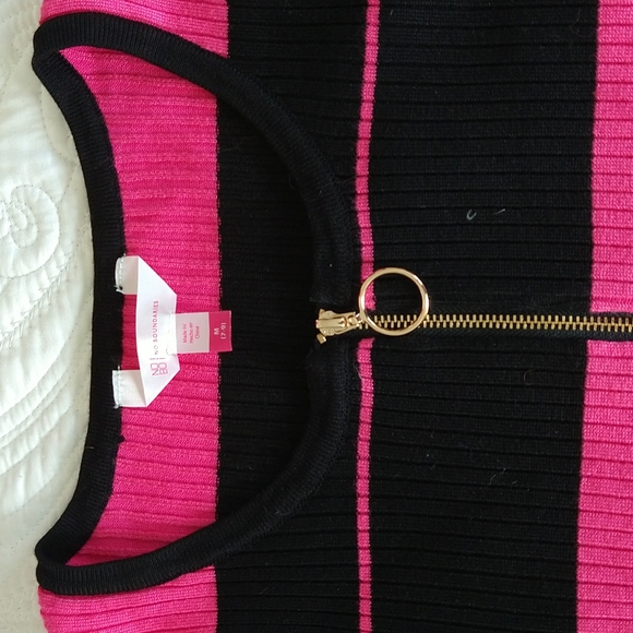 Pink and Black Sweater Dress by No Boundaries - Picture 2 of 9